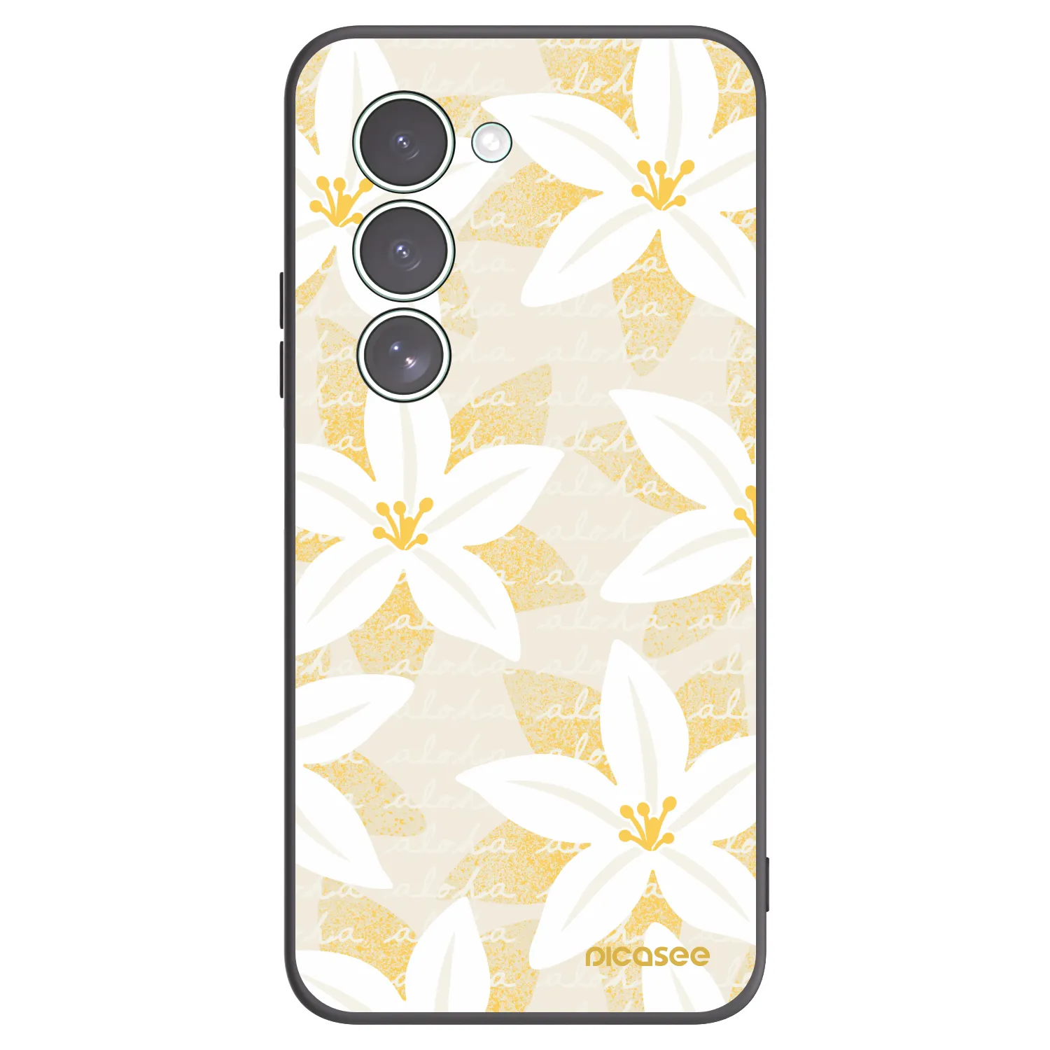 Picasee Μαύρη θήκη σιλικόνης για Xiaomi Redmi 15 5G - Island Leave