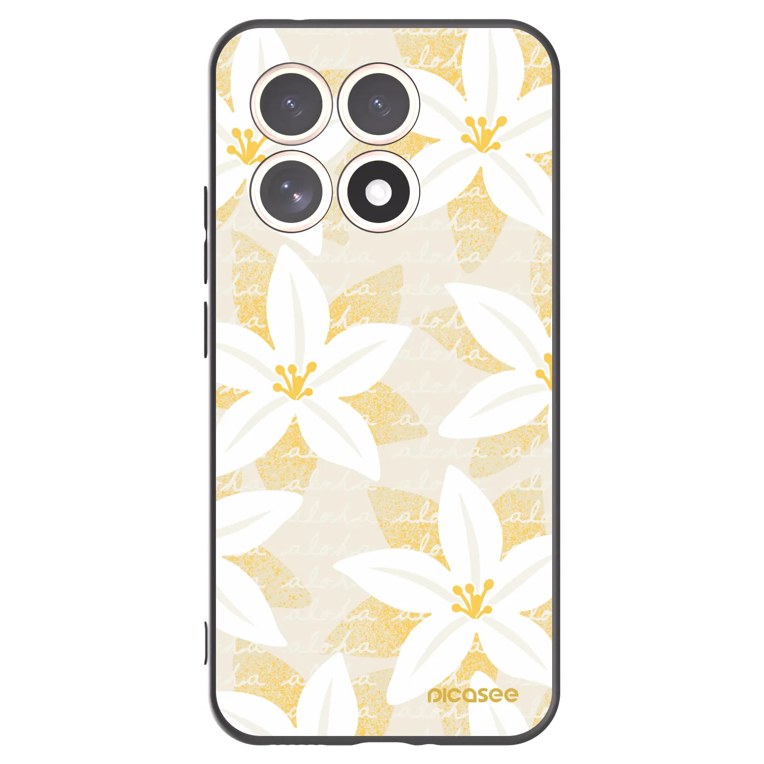 Picasee Μαύρη θήκη σιλικόνης για Xiaomi 15T - Island Leave