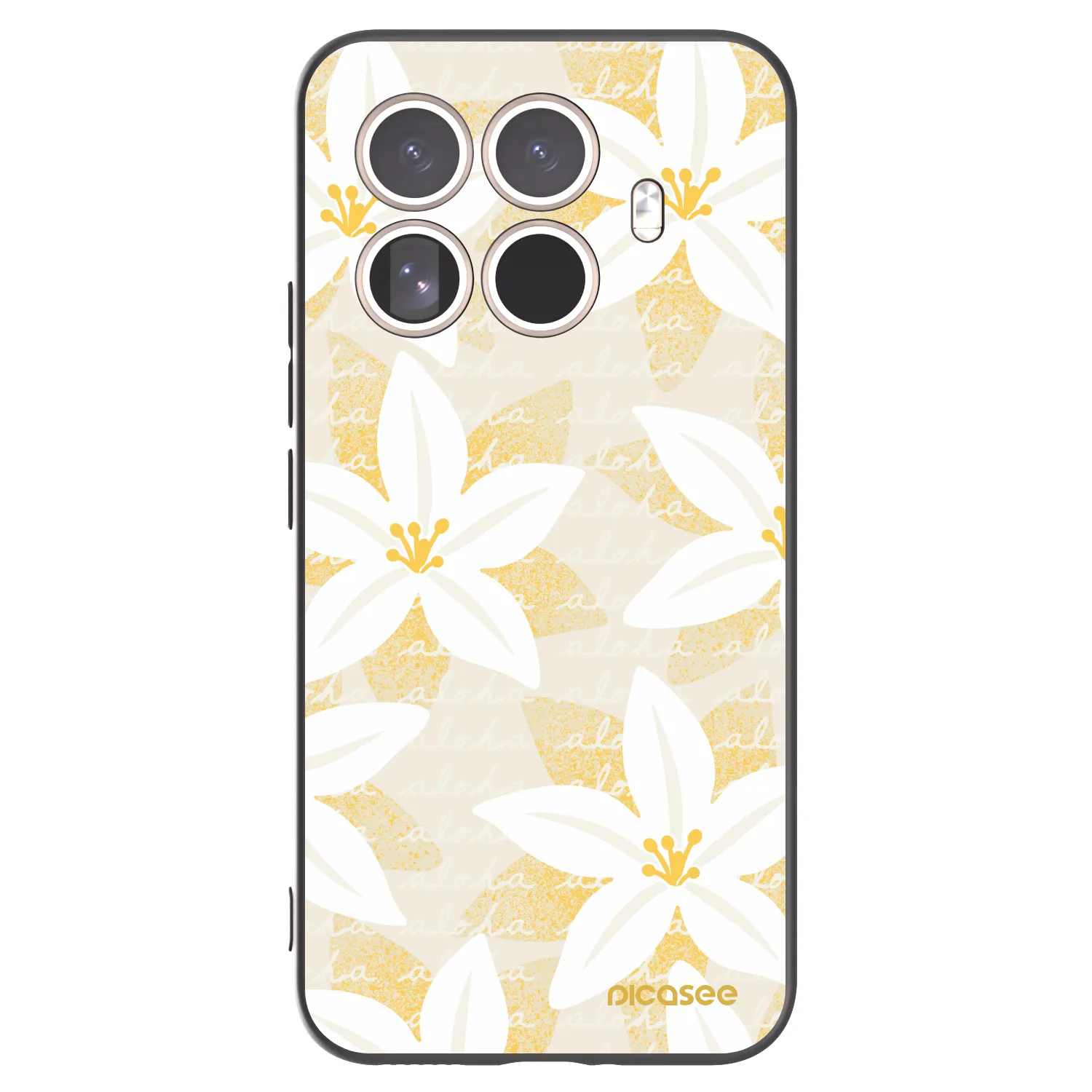 Picasee Μαύρη θήκη σιλικόνης για Xiaomi 15T Pro - Island Leave