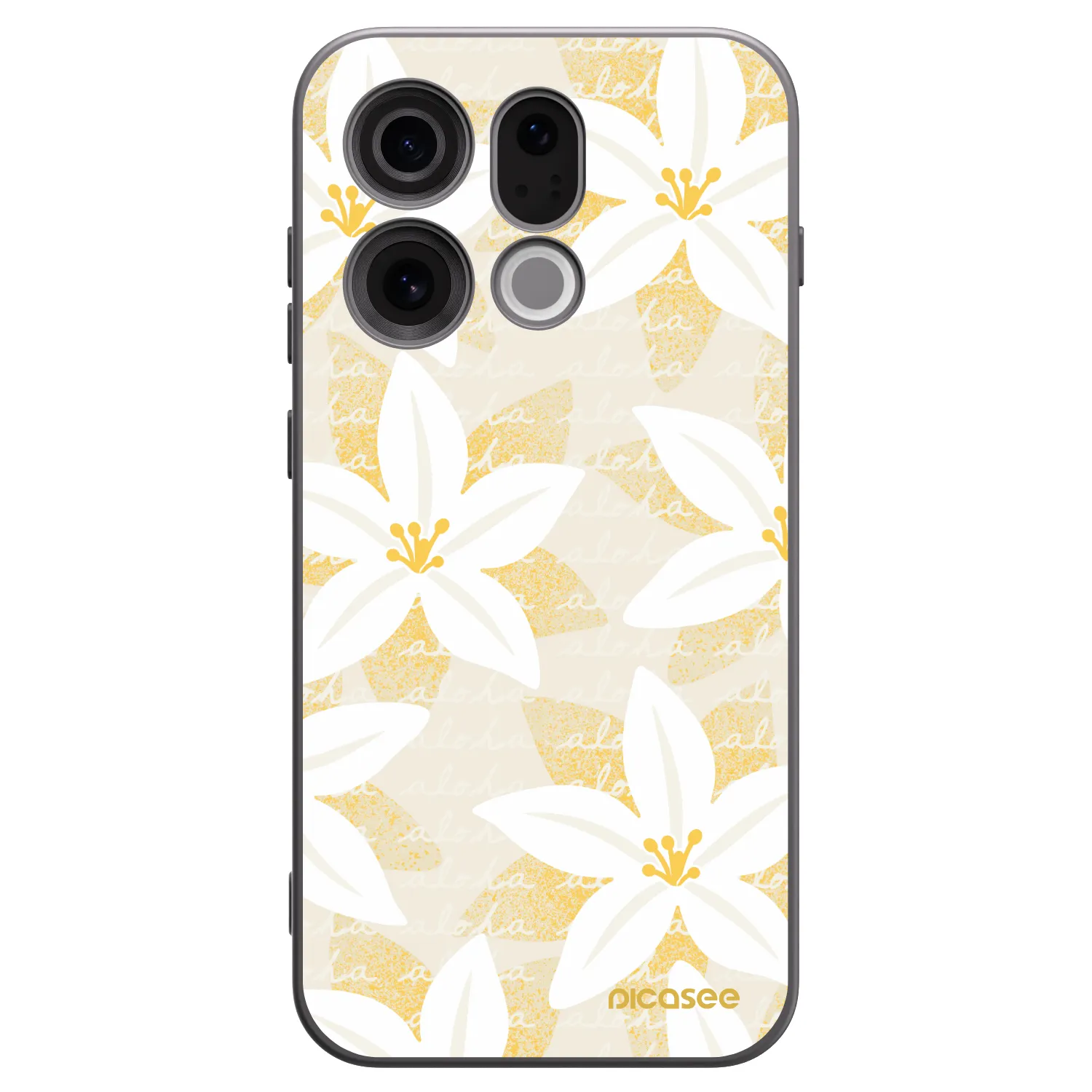 Picasee Μαύρη θήκη σιλικόνης για OPPO Find X9 - Island Leave