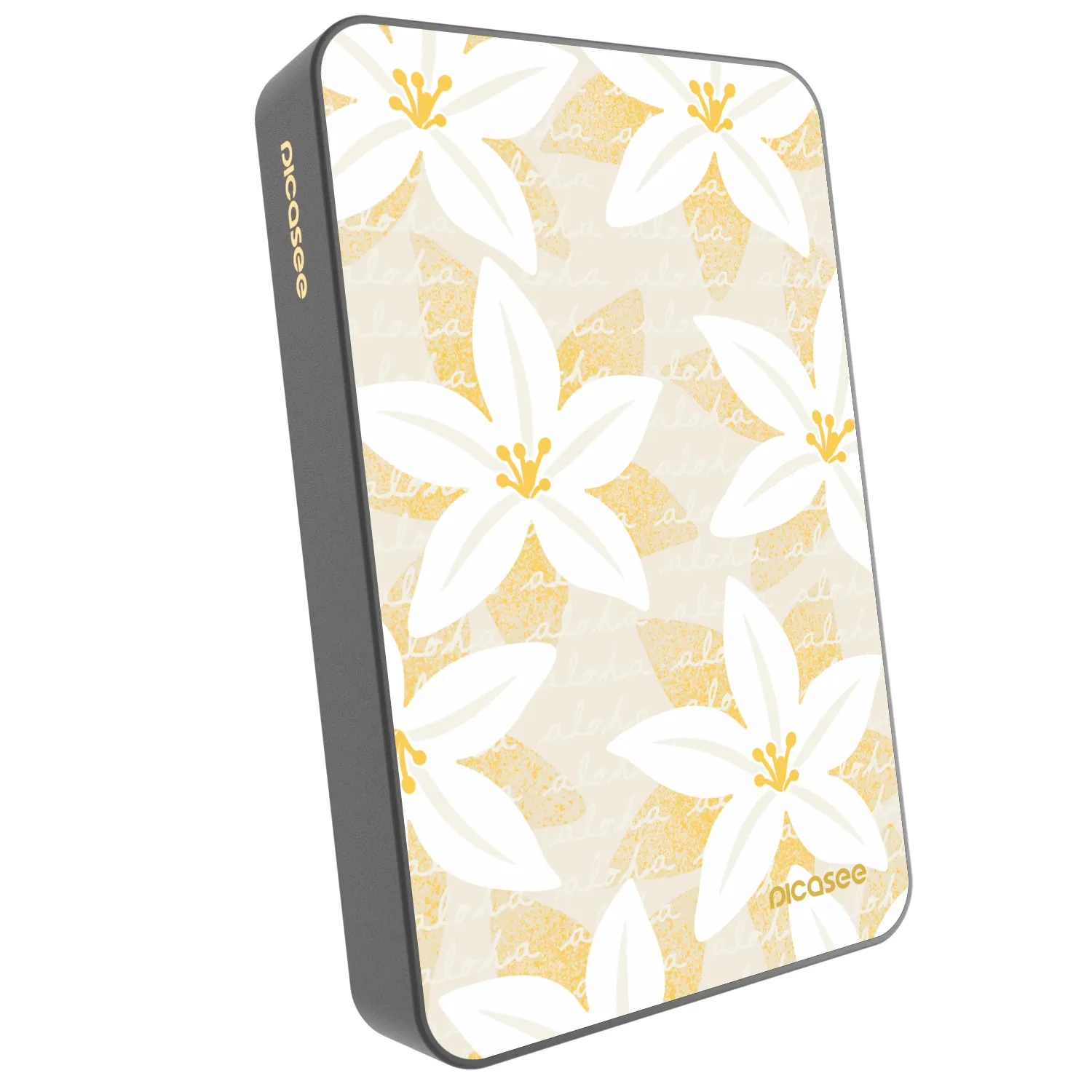 Picasee Powerbank με MagSafe 10 000 mAh Γκρί - Island Leave