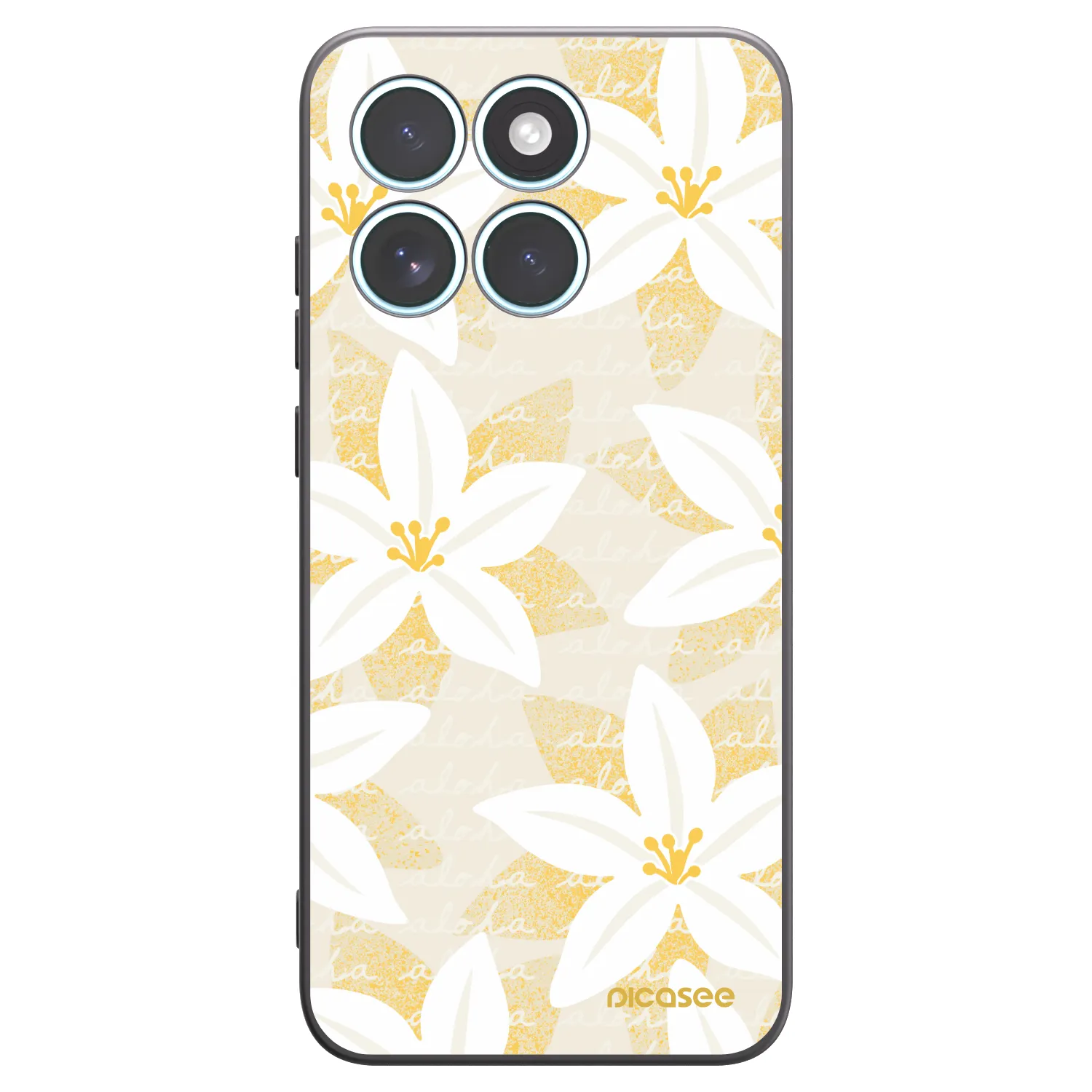 Picasee Μαύρη θήκη σιλικόνης για Motorola Edge 70 Fusion - Island Leave