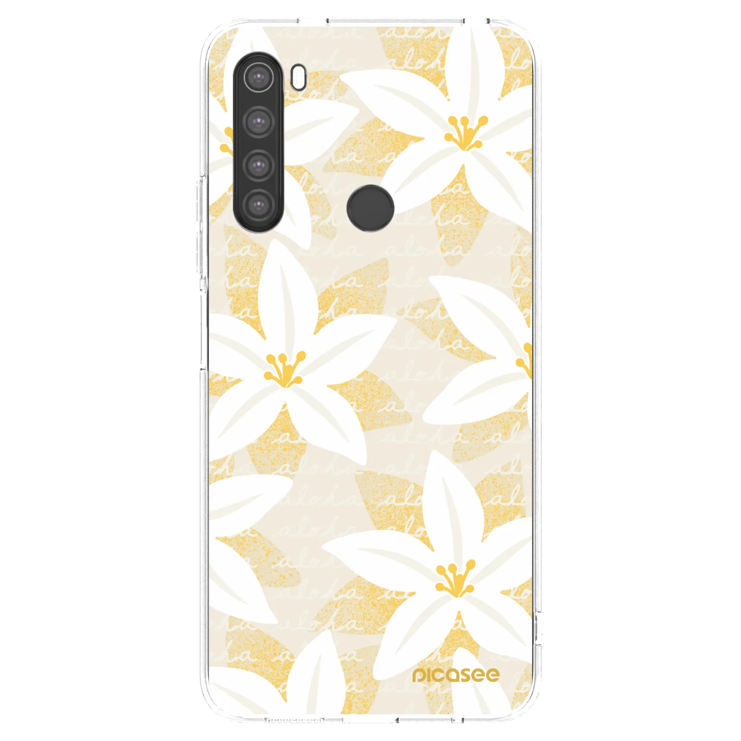 Picasee διαφανής θήκη σιλικόνης Xiaomi Redmi Note 8 - Island Leave