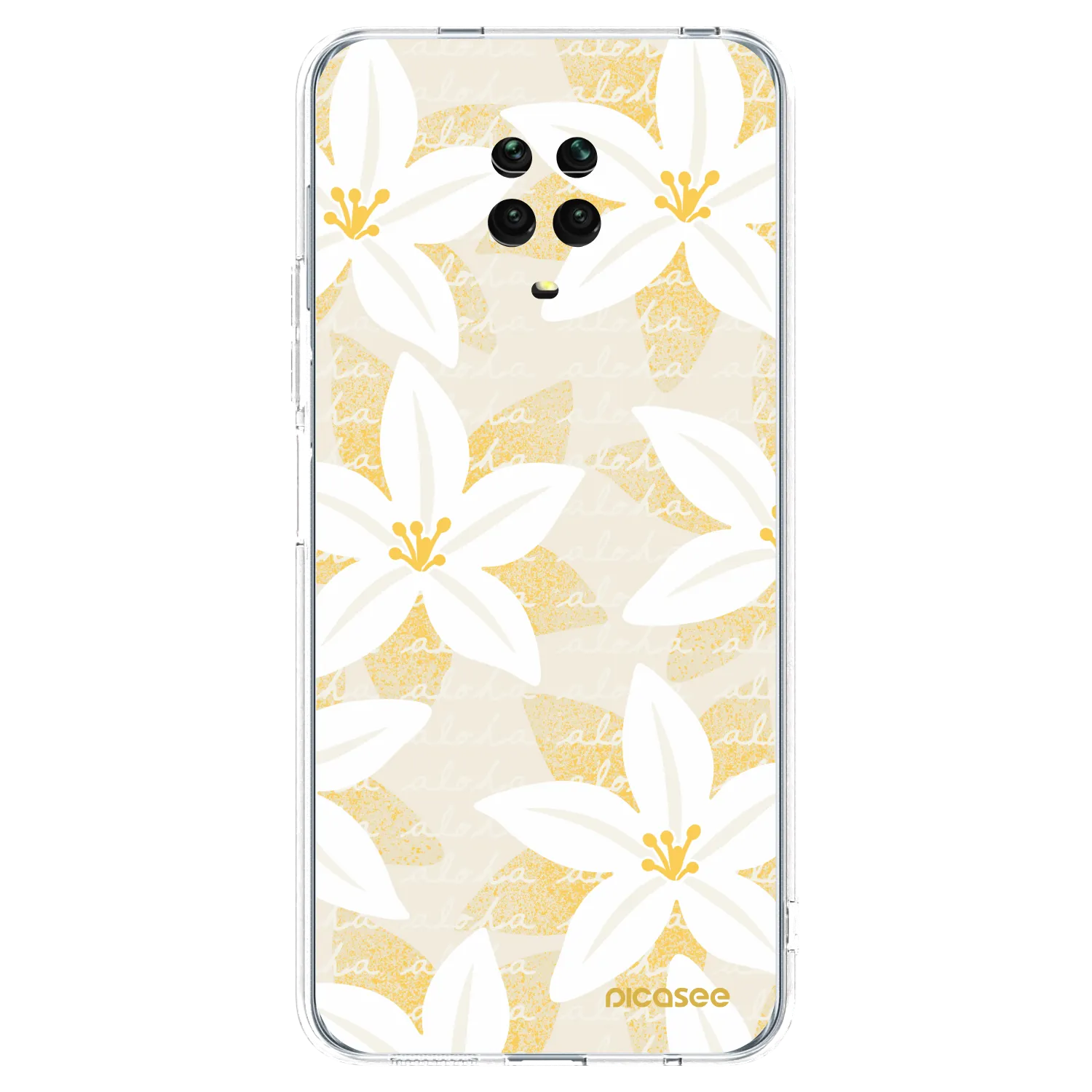 Picasee διαφανής θήκη σιλικόνης Xiaomi Redmi Note 9 Pro - Island Leave