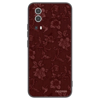 Picasee Μαύρη θήκη σιλικόνης για Vivo Y72 5G - Red Elegance