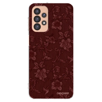 Picasee διαφανής θήκη σιλικόνης Samsung Galaxy A23 A236B 5G - Red Elegance