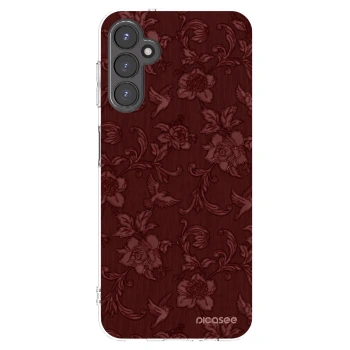 Picasee διαφανής θήκη σιλικόνης Samsung Galaxy A14 4G A145R - Red Elegance