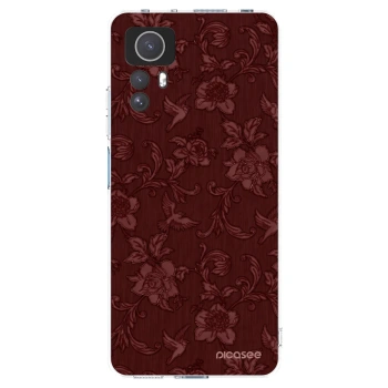Picasee διαφανής θήκη σιλικόνης Xiaomi Redmi Note 12S - Red Elegance