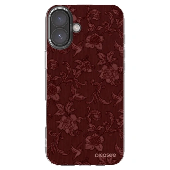 Picasee διαφανής θήκη σιλικόνης Apple iPhone 16 Plus - Red Elegance