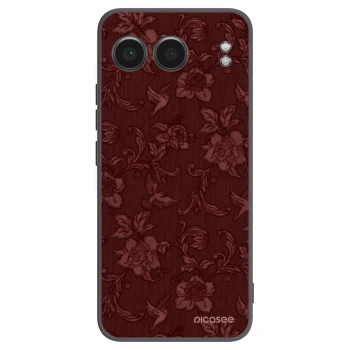 Picasee Μαύρη θήκη σιλικόνης για OnePlus Nord 4 - Red Elegance