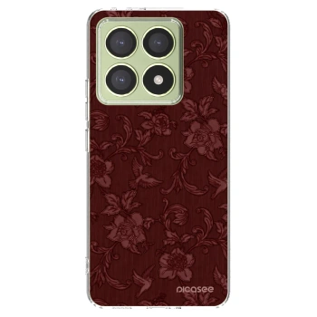 Picasee διαφανής θήκη σιλικόνης Xiaomi 14T - Red Elegance