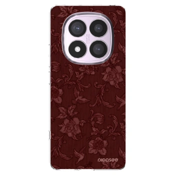 Picasee διαφανής θήκη σιλικόνης Xiaomi Redmi Note 14 Pro 5G - Red Elegance