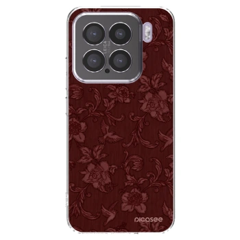 Picasee διαφανής θήκη σιλικόνης Xiaomi 15 - Red Elegance