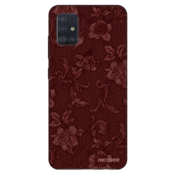 Picasee Fashion Case για Samsung Galaxy A51 A515F - Red Elegance