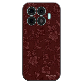 Picasee Μαύρη θήκη σιλικόνης για Xiaomi 17T - Red Elegance