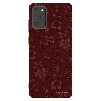 Picasee διαφανής θήκη σιλικόνης Samsung Galaxy S20+ G985F - Red Elegance