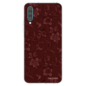 Picasee διαφανής θήκη σιλικόνης Samsung Galaxy A30s A307F - Red Elegance