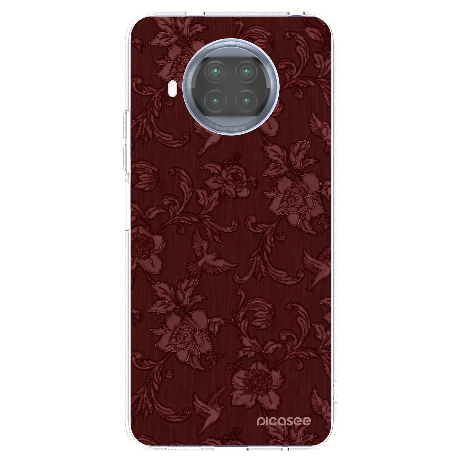 Picasee διαφανής θήκη σιλικόνης Xiaomi Mi 10T Lite - Red Elegance