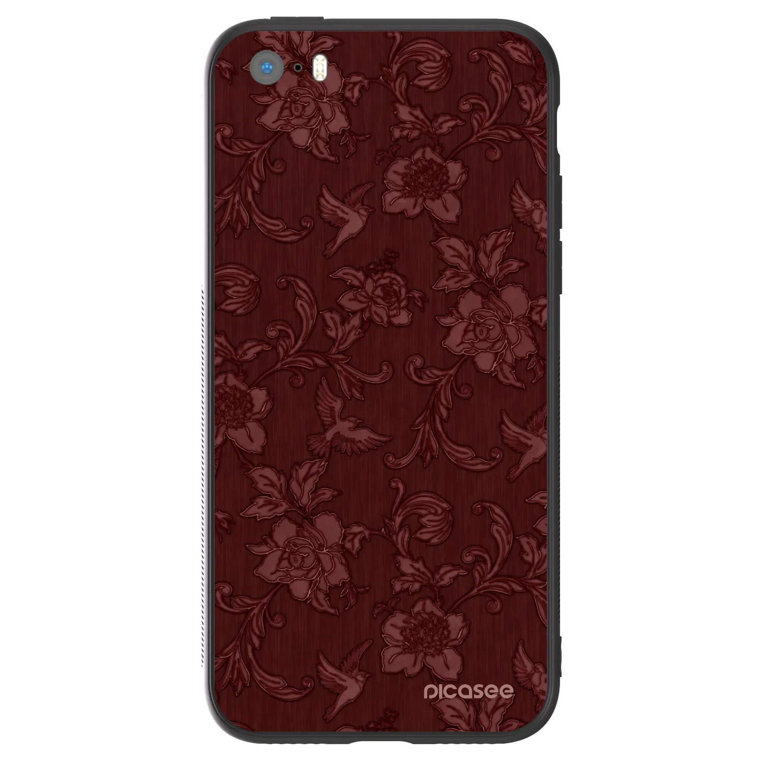Picasee ULTIMATE CASE για Apple iPhone 5/5S/SE - Red Elegance