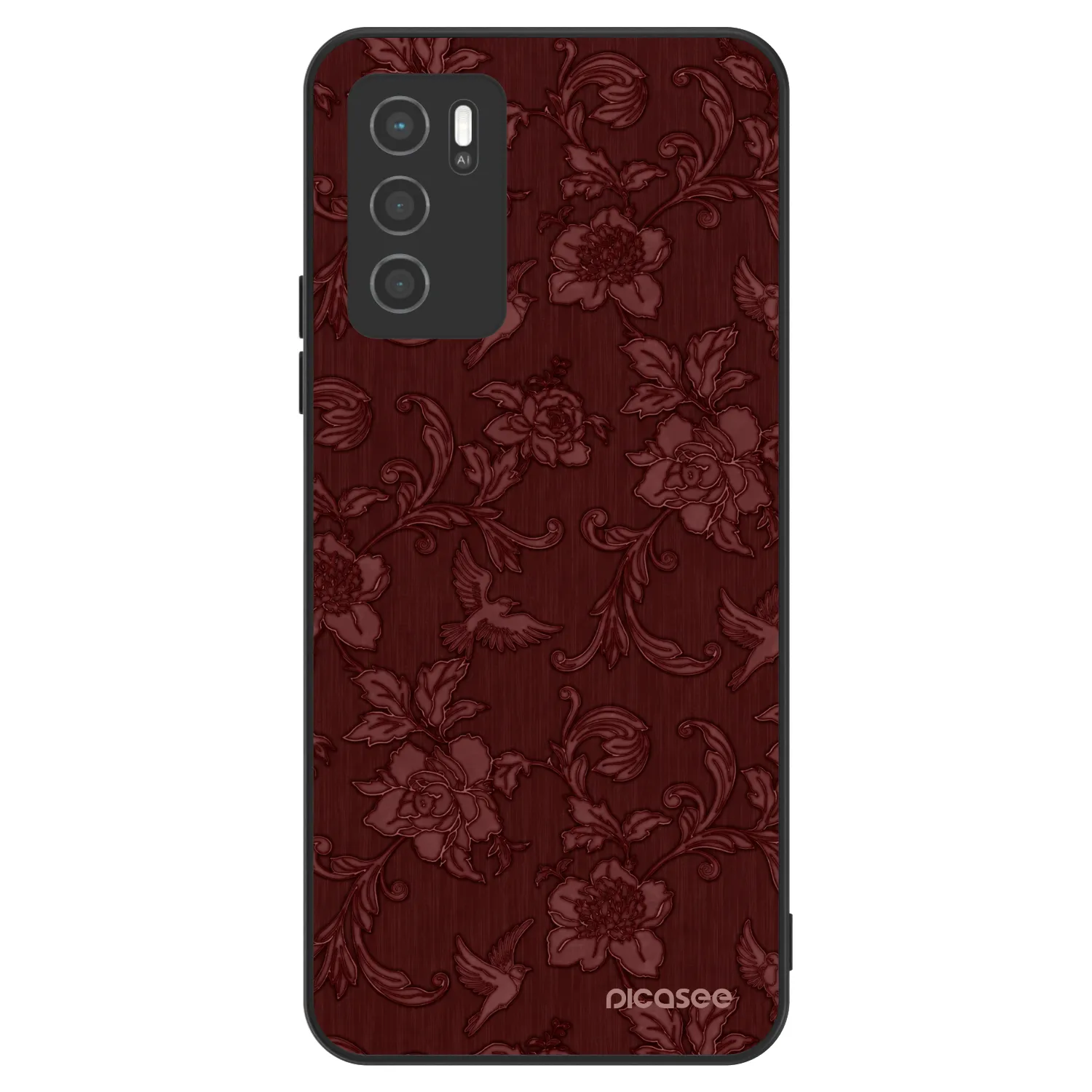Picasee ULTIMATE CASE για OPPO A16 - Red Elegance