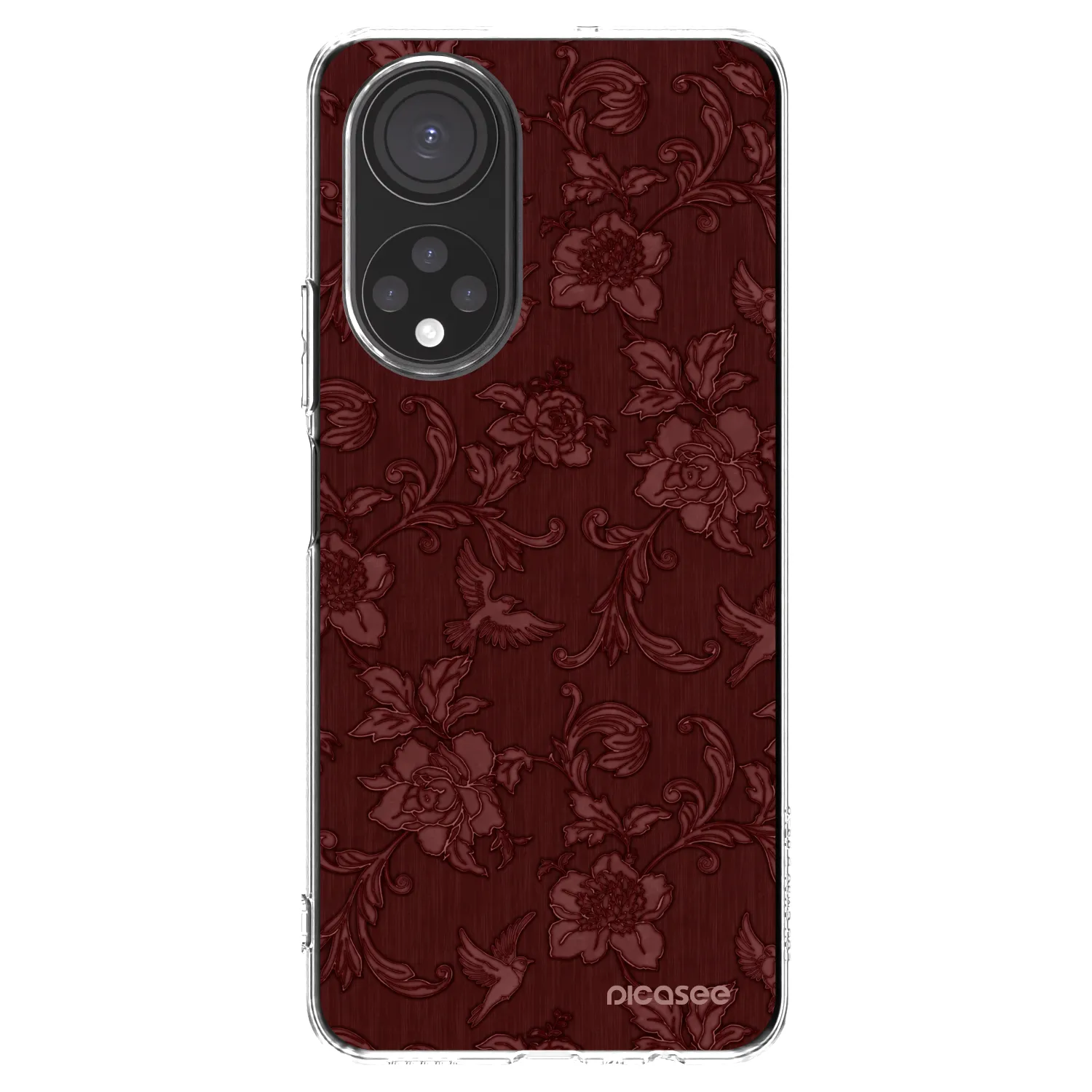 Picasee διαφανής θήκη σιλικόνης Honor X7 - Red Elegance