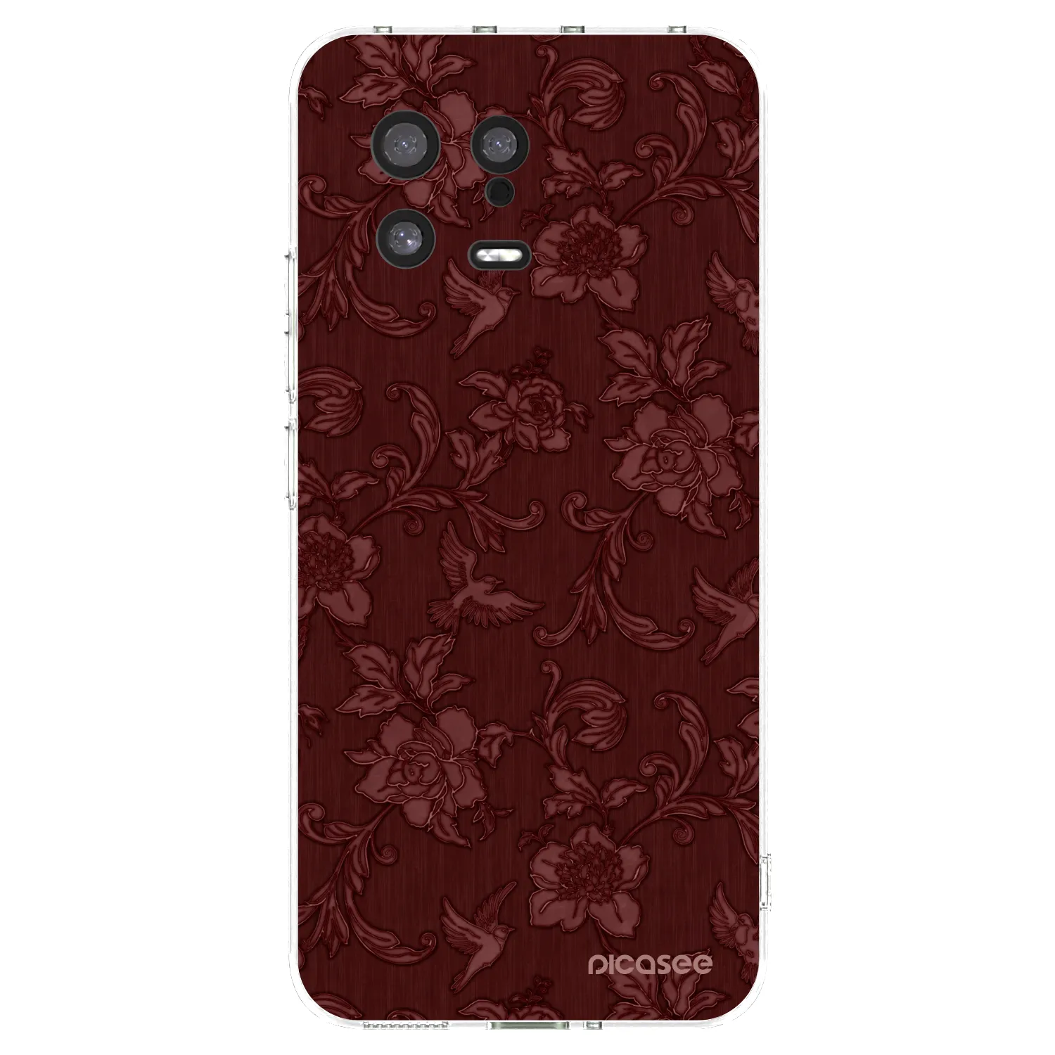 Picasee διαφανής θήκη σιλικόνης Xiaomi 13 - Red Elegance