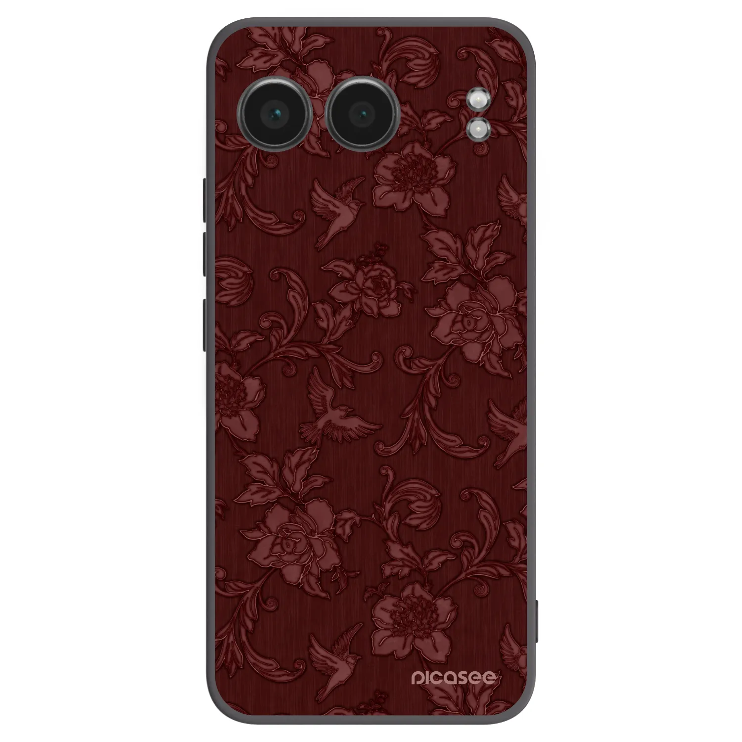 Picasee Μαύρη θήκη σιλικόνης για OnePlus Nord 4 - Red Elegance