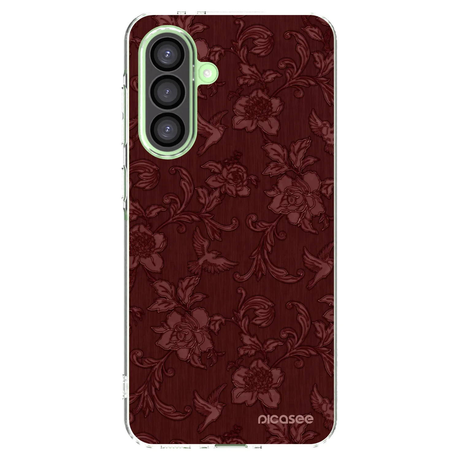 Picasee διαφανής θήκη σιλικόνης Samsung Galaxy A26 5G A266B - Red Elegance