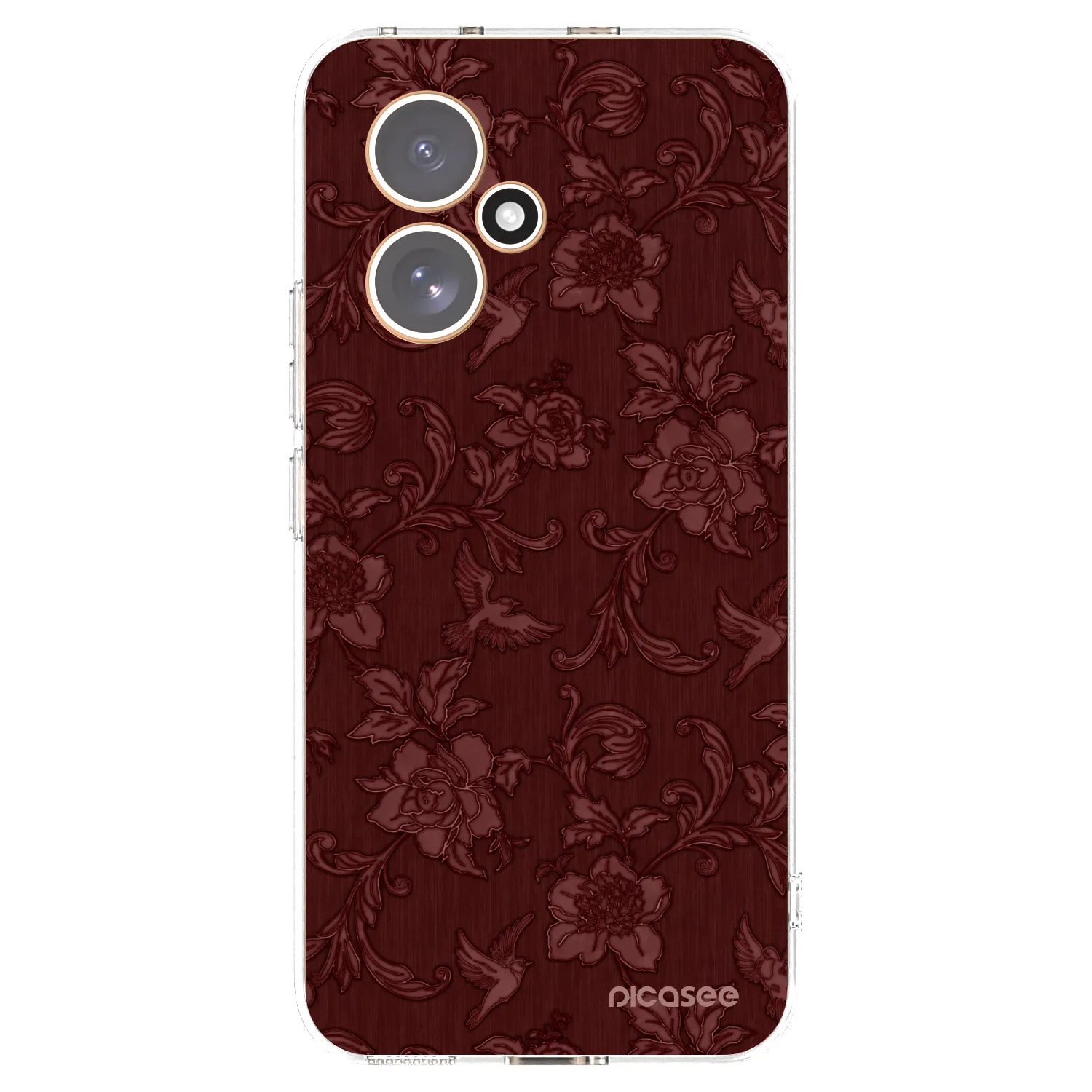 Picasee διαφανής θήκη σιλικόνης Honor 400 5G - Red Elegance