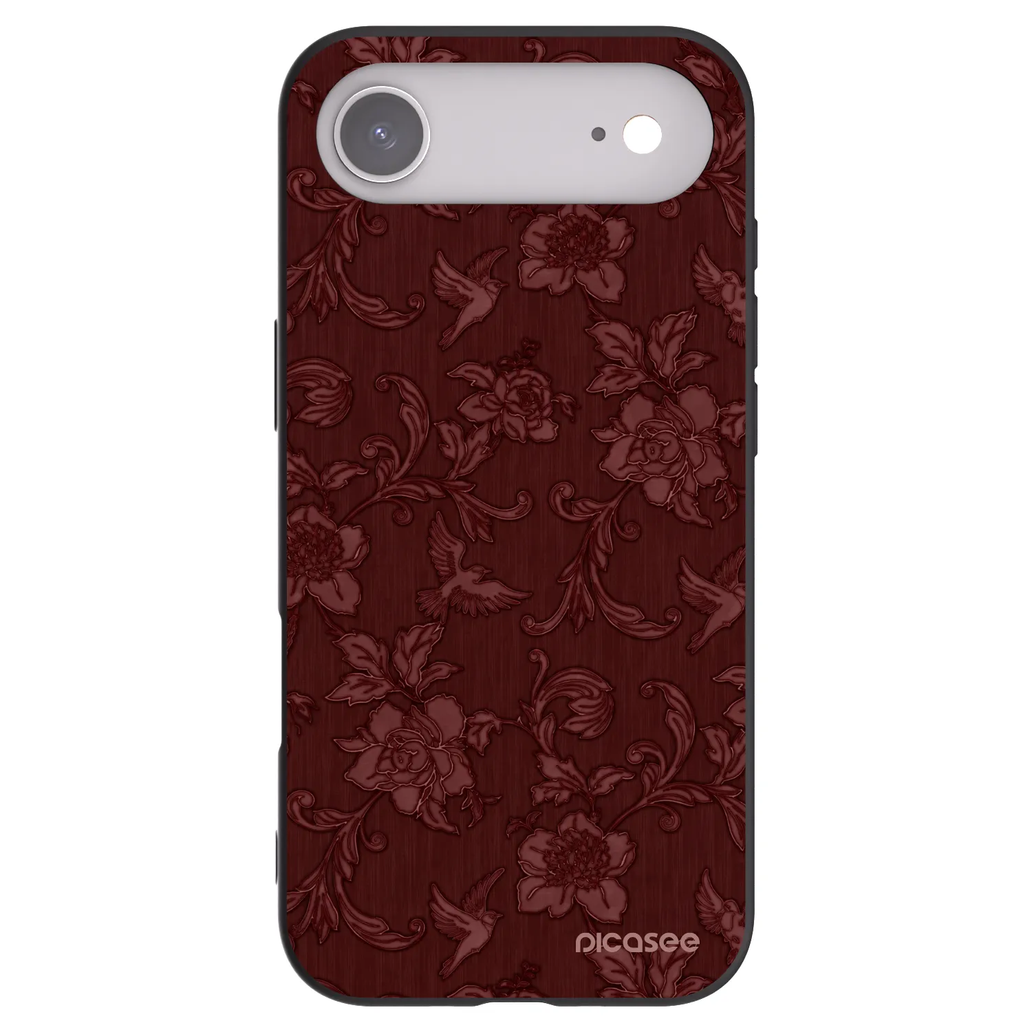 Picasee Μαύρη θήκη σιλικόνης για Apple iPhone Air - Red Elegance