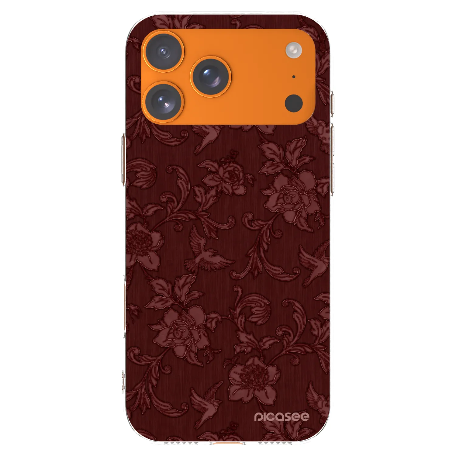 Picasee διαφανής θήκη σιλικόνης Apple iPhone 17 Pro Max - Red Elegance