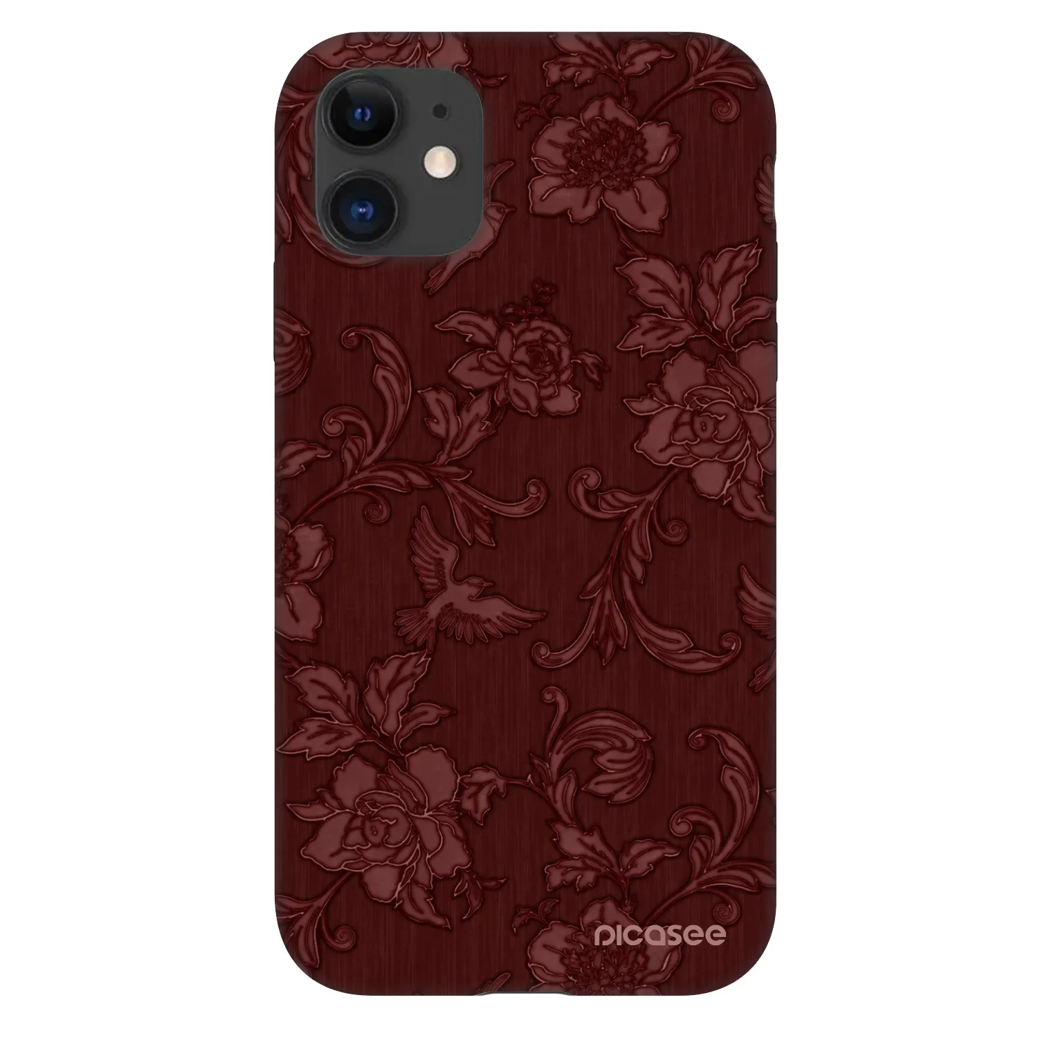 Picasee Fashion Case για Apple iPhone 11 - Red Elegance