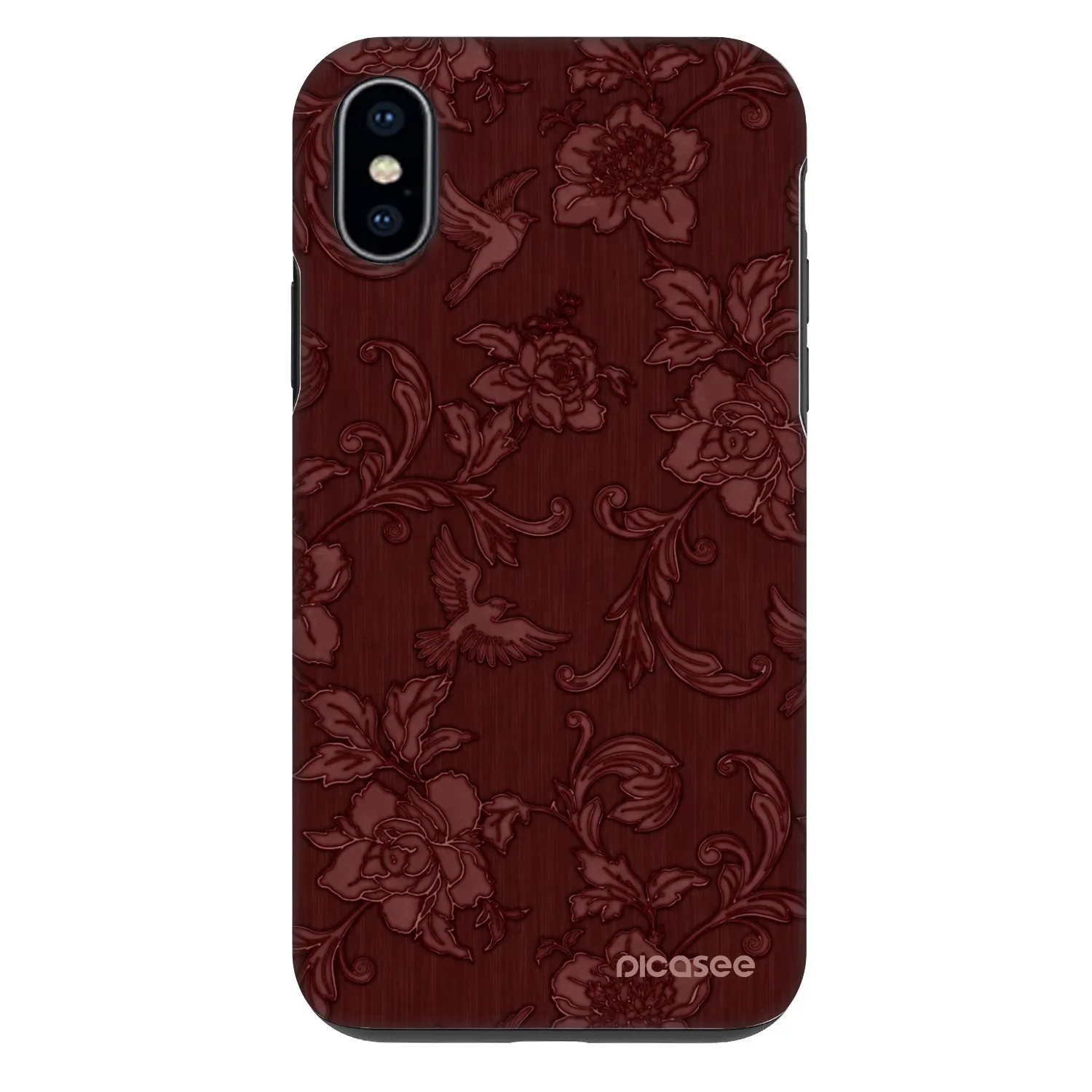 Picasee Fashion Case για Apple iPhone X/XS - Red Elegance