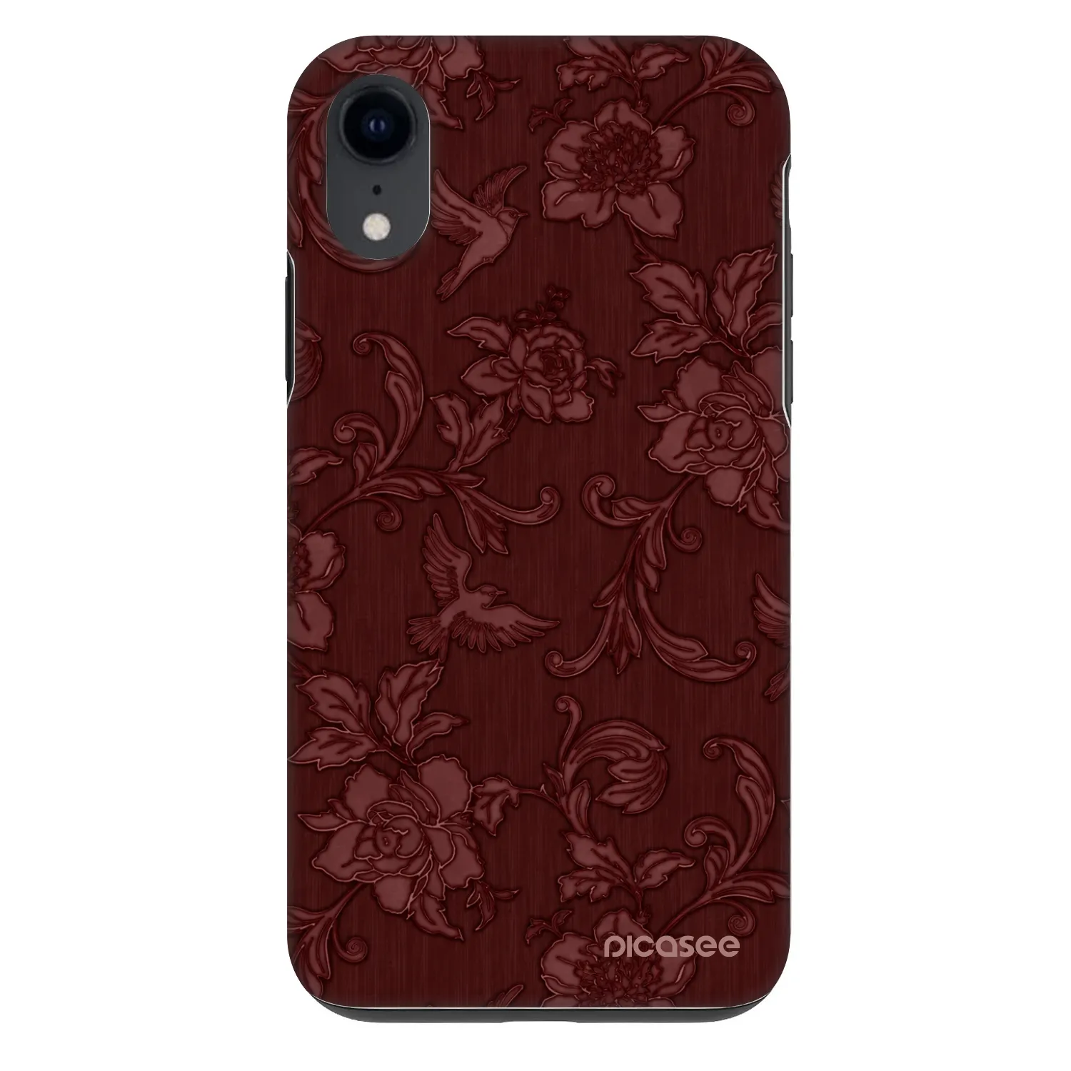 Picasee Fashion Case για Apple iPhone XR - Red Elegance