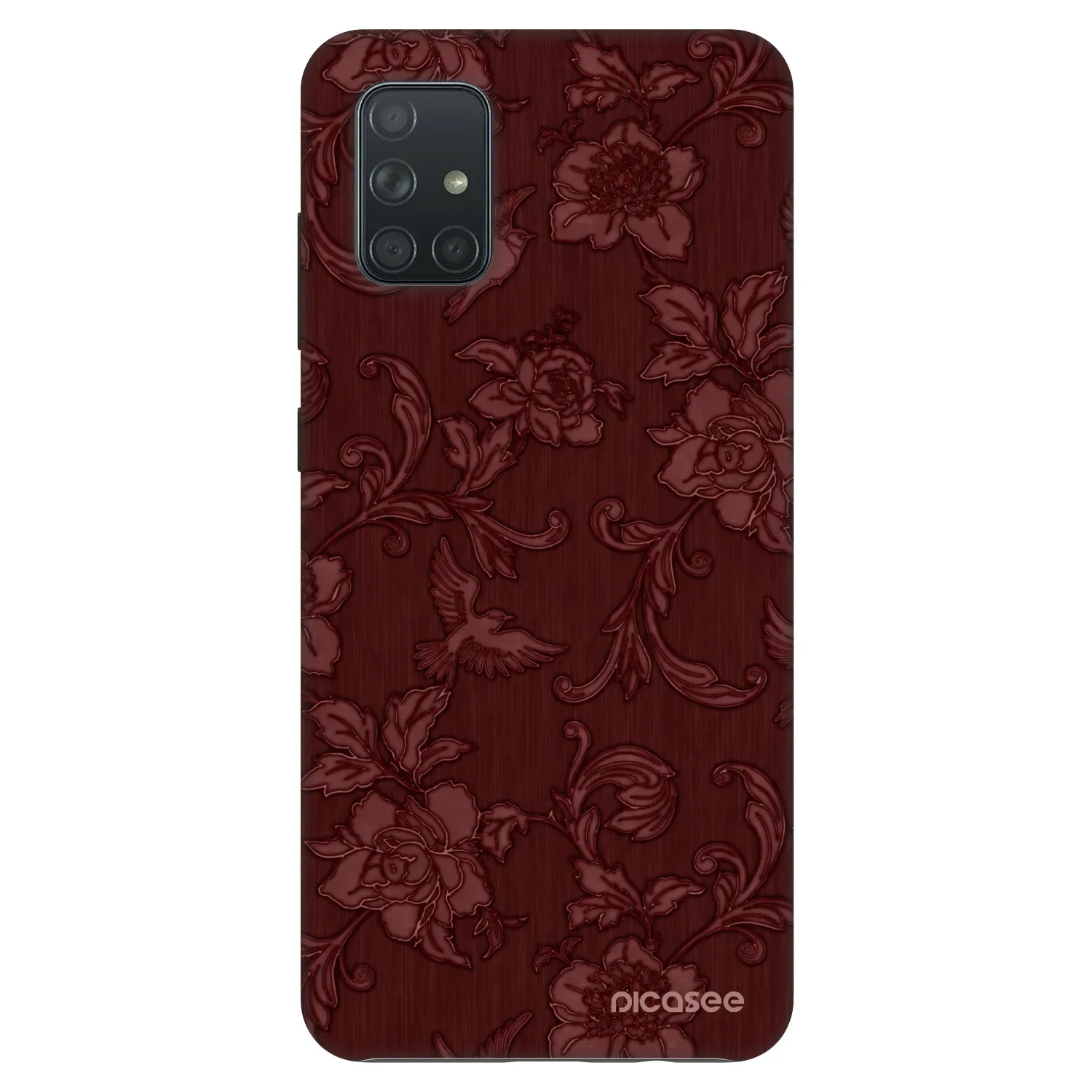 Picasee Fashion Case για Samsung Galaxy A71 A715F - Red Elegance