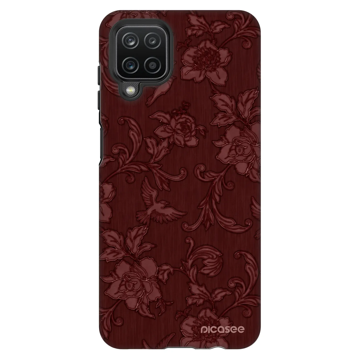 Picasee Fashion Case για Samsung Galaxy A12 A125F - Red Elegance