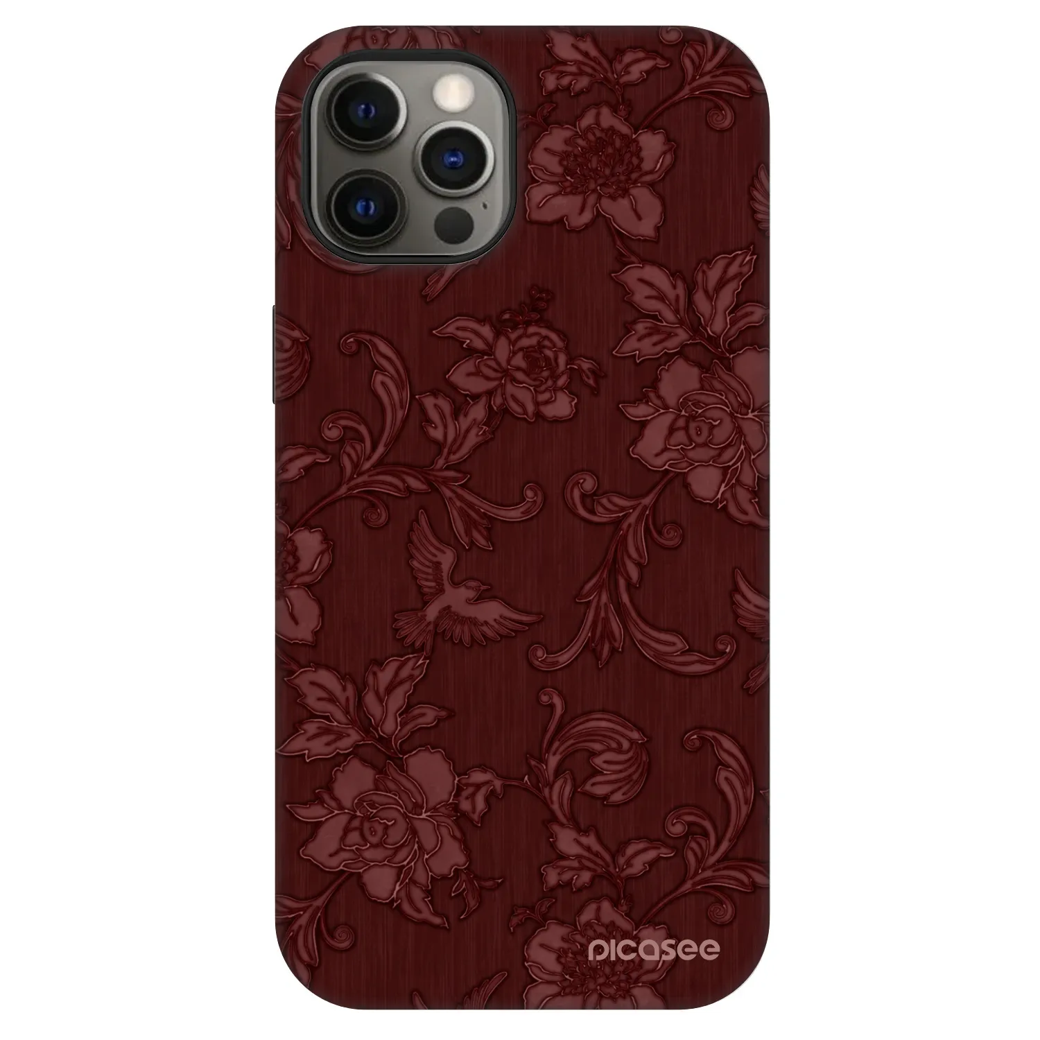 Picasee Fashion Case MagSafe για Apple iPhone 12 Pro - Red Elegance