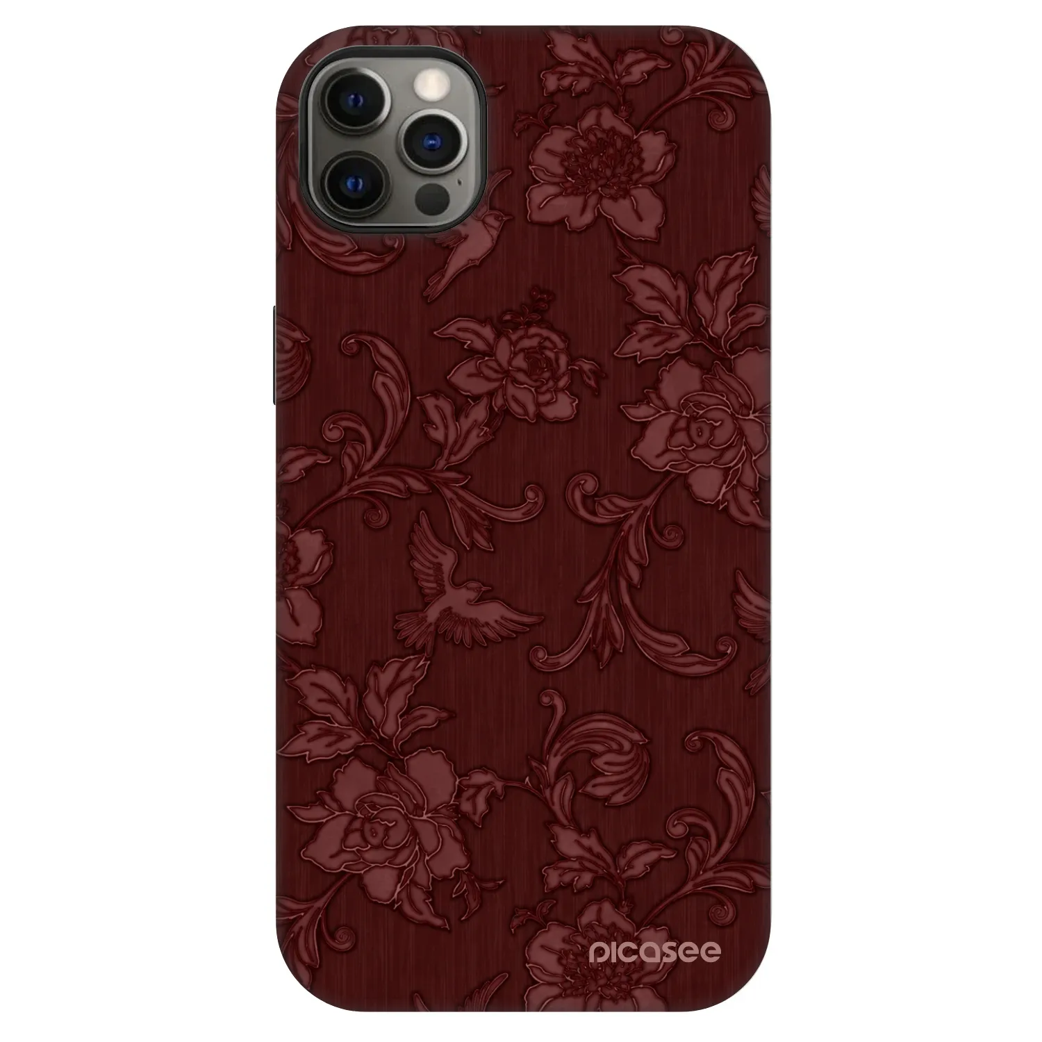 Picasee Fashion Case MagSafe για Apple iPhone 12 Pro Max - Red Elegance