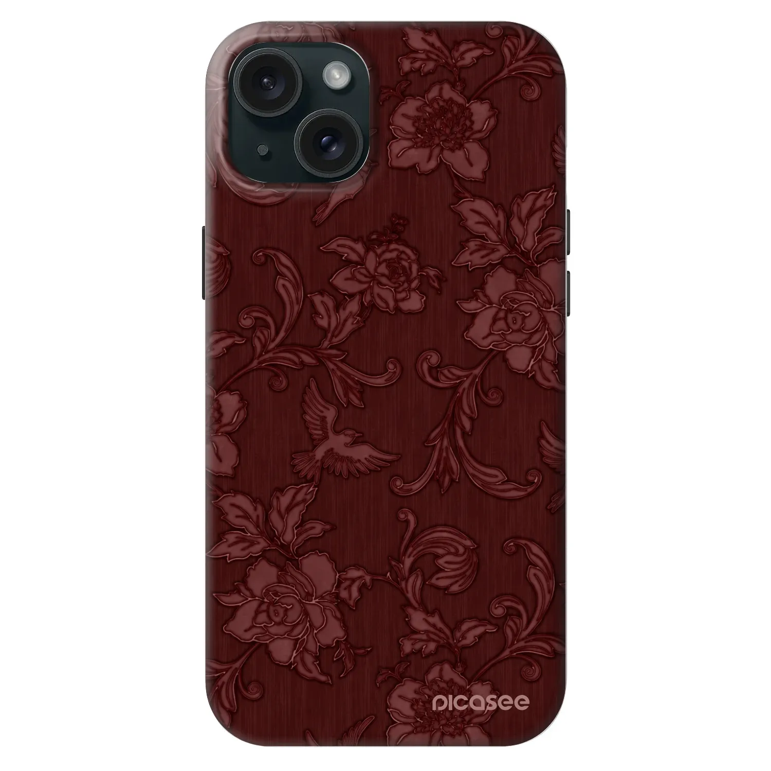 Picasee Fashion Case MagSafe για Apple iPhone 15 Plus - Red Elegance