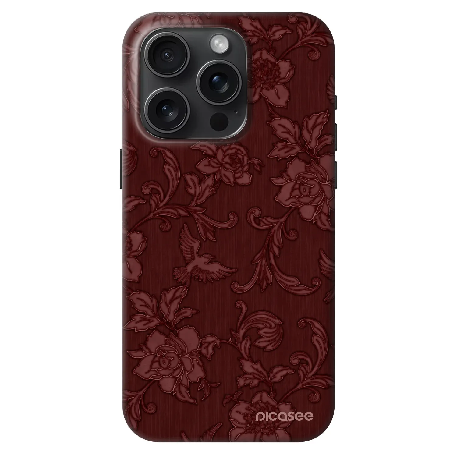 Picasee Fashion Case MagSafe για Apple iPhone 15 Pro - Red Elegance