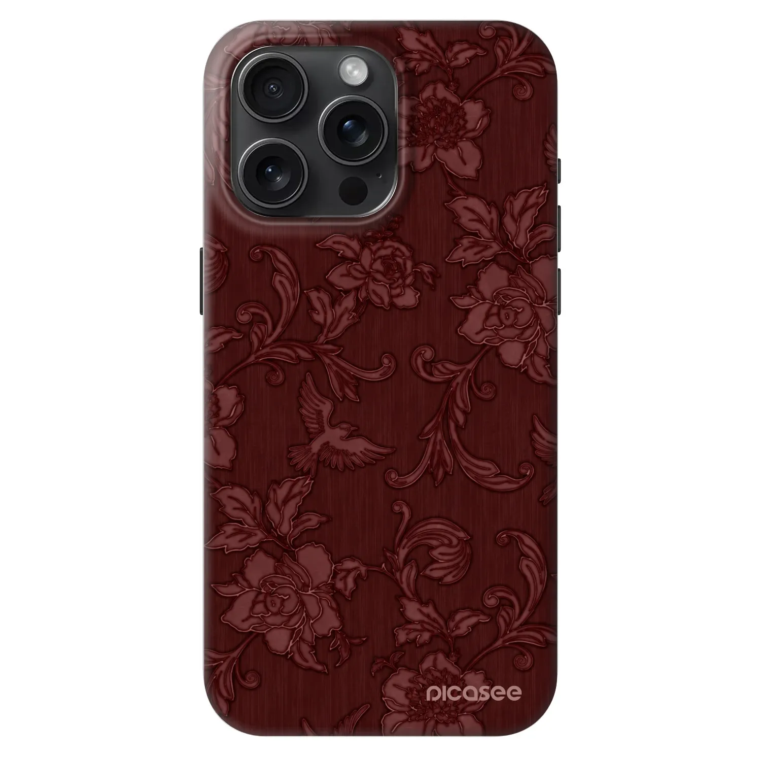 Picasee Fashion Case MagSafe για Apple iPhone 15 Pro Max - Red Elegance