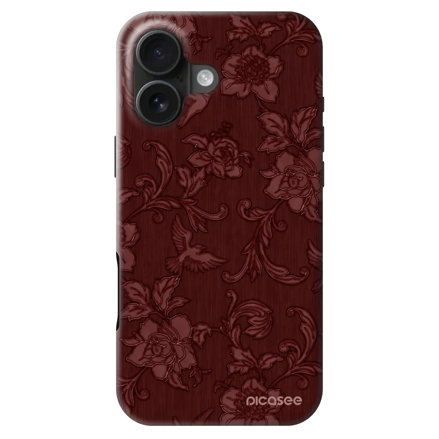 Picasee Fashion Case MagSafe για Apple iPhone 16 - Red Elegance