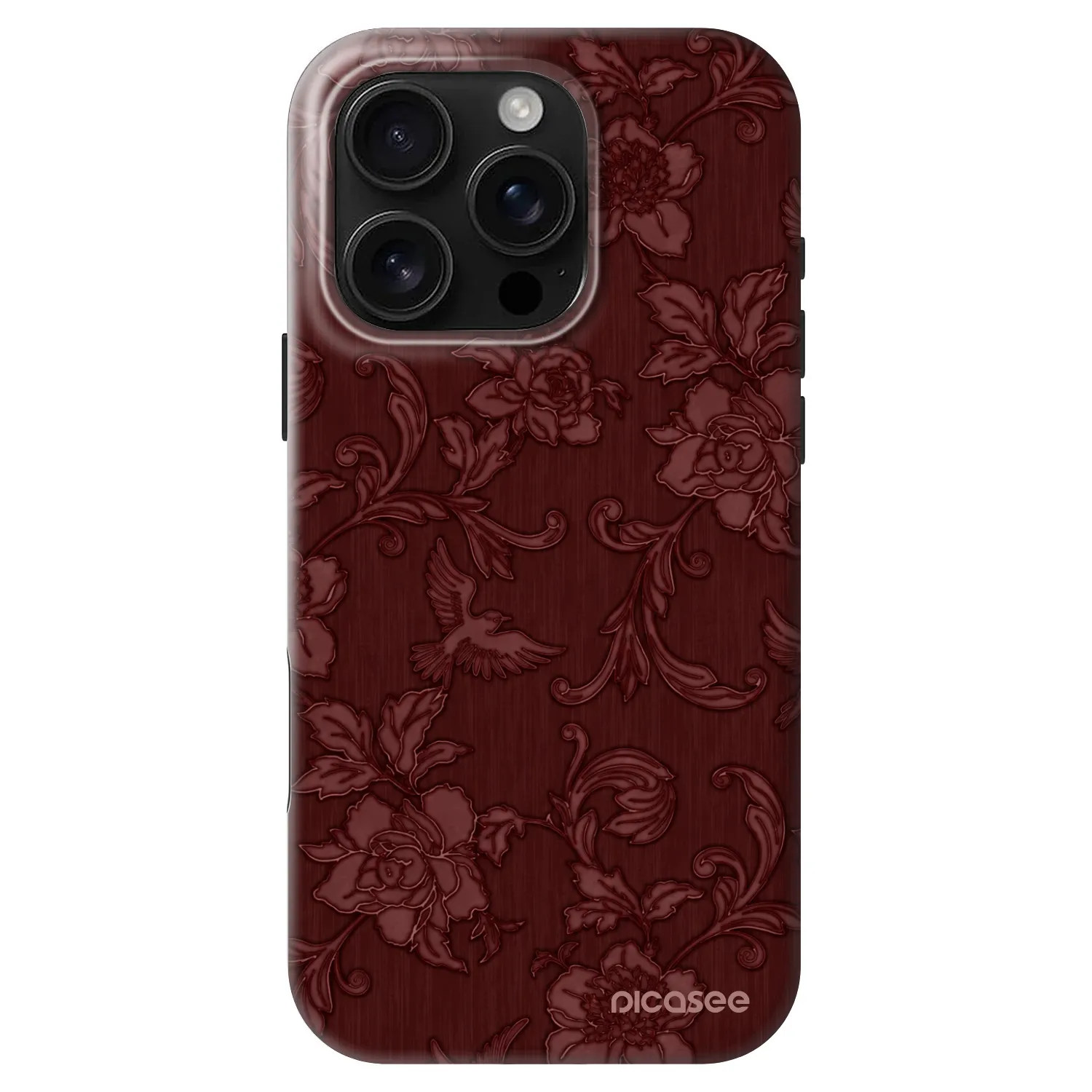 Picasee Fashion Case MagSafe για Apple iPhone 16 Pro - Red Elegance