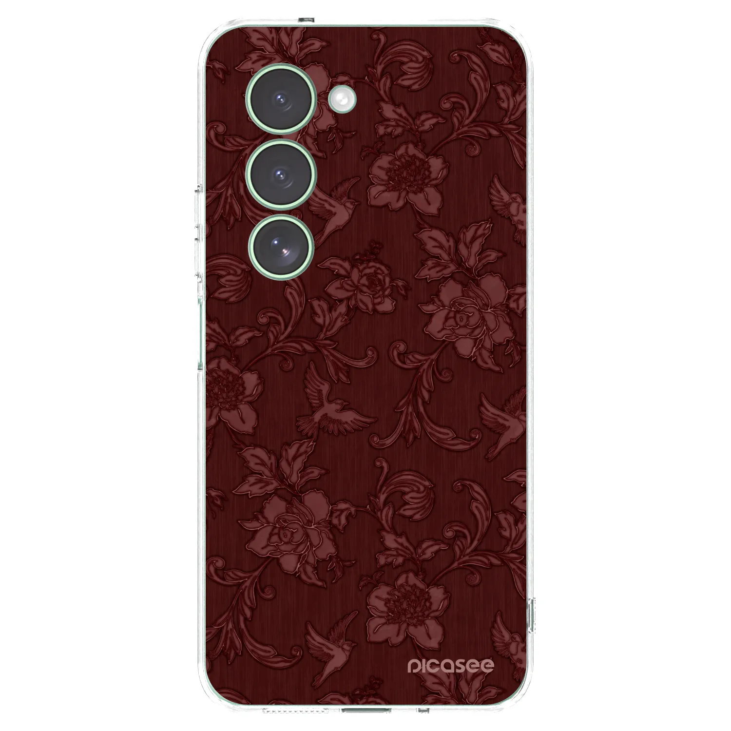 Picasee διαφανής θήκη σιλικόνης Xiaomi Redmi 15 5G - Red Elegance