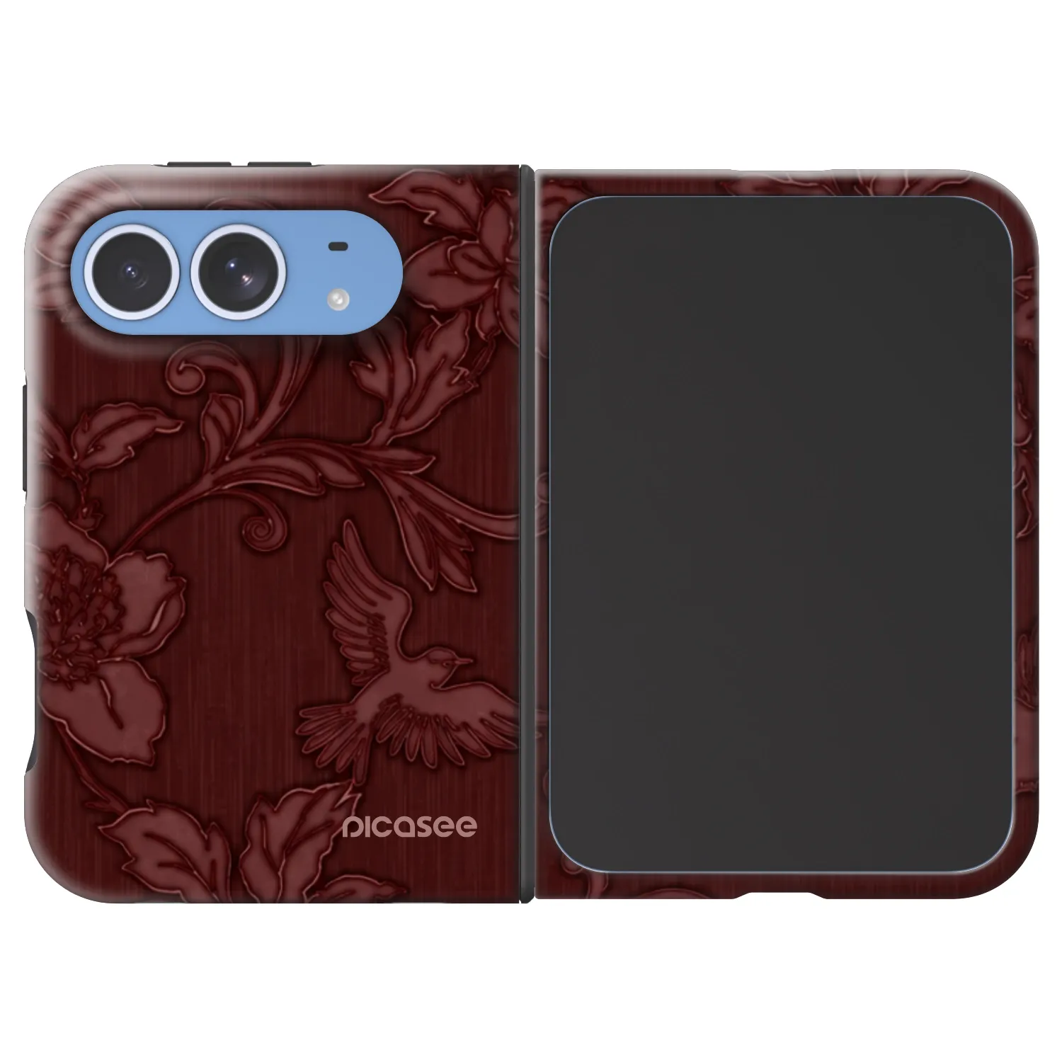 Picasee Fashion Case MagSafe για Apple iPhone Duo - Red Elegance