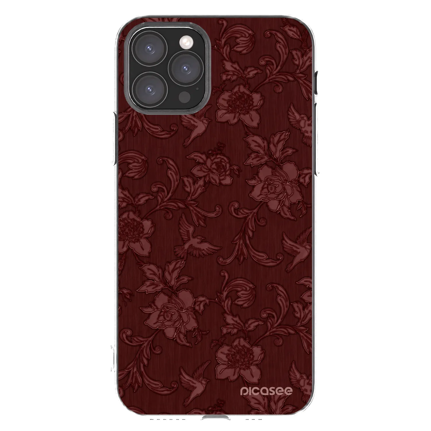 Picasee διαφανής θήκη σιλικόνης Apple iPhone 11 Pro - Red Elegance
