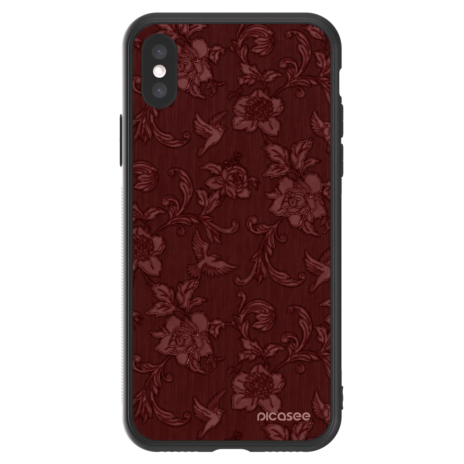 Picasee ULTIMATE CASE για Apple iPhone X/XS - Red Elegance