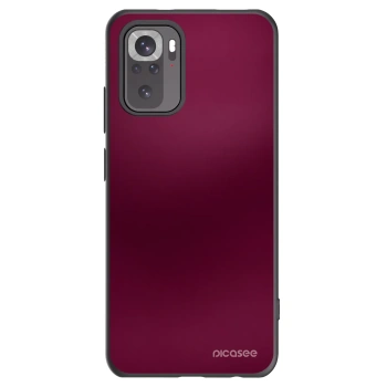Picasee Μαύρη θήκη σιλικόνης για Xiaomi Redmi Note 10S - Velvet Bordeaux