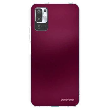 Picasee διαφανής θήκη σιλικόνης Xiaomi Redmi Note 10 5G - Velvet Bordeaux