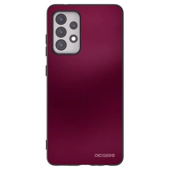 Picasee Μαύρη θήκη σιλικόνης για Samsung Galaxy A52s 5G A528B - Velvet Bordeaux